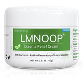 LMNOOP Eczema Cream tube ready for quick itch relief and skin hydration.