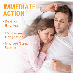 LMOHBJ nasal strips packaging showing travel-friendly sachets for restful sleep on the go
