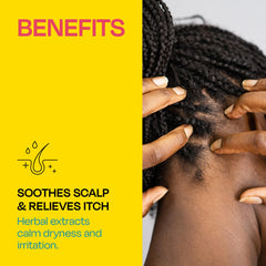LOCK'N SLEEK Hydra Shine smooths edges and reduces flyaways on braids