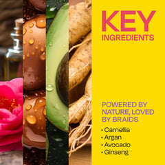 LOCK'N SLEEK Hydra Shine protects protective styles by keeping hair moisturized