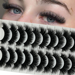 loladook false lashes cat-eye 3D mink for a seamless, natural look.