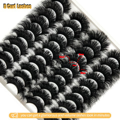 loladook lashes full strip 20mm wispy design for natural daytime wear