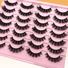 Loladook soft band lashes provide comfortable all-day wear.