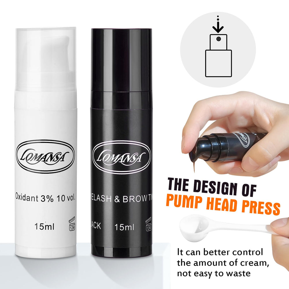 Lomansa Eyelash Color Kit salon-use guide supports professional-like results.
