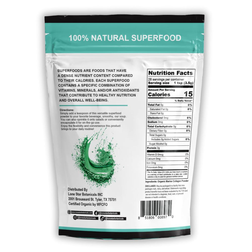 Product packaging showing 100 g size