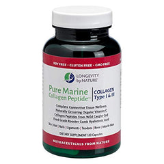 Longevity by Nature Marine Collagen peptides Type I & III for skin hydration