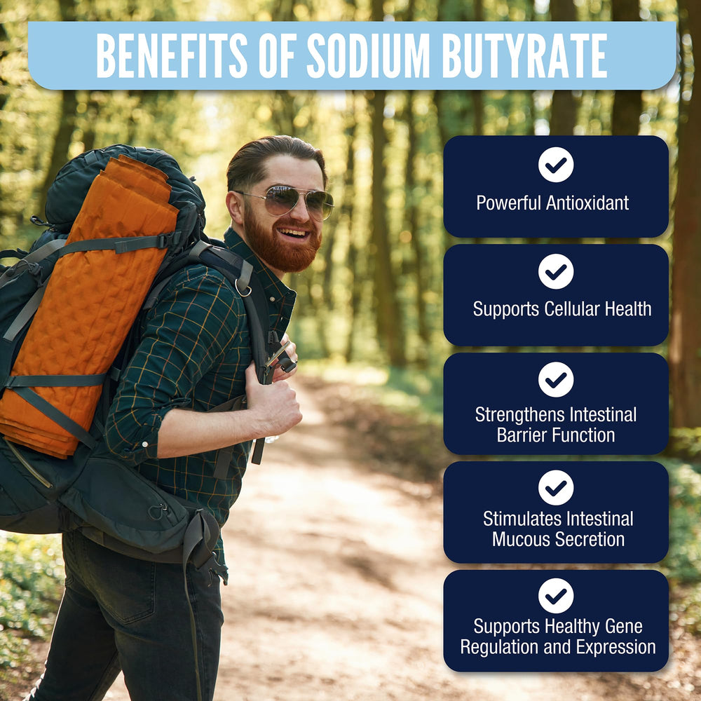 Lab test results for LongJuvity sodium butyrate purity