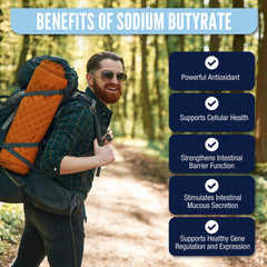 Lab test results for LongJuvity sodium butyrate purity