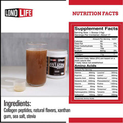 On-the-go single-serve stick packs for LonoLife Collagen Peptides