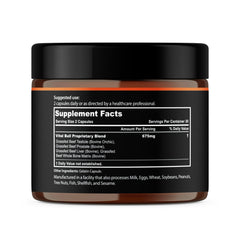 Lonvera Vital Bull user taking capsules during morning routine.