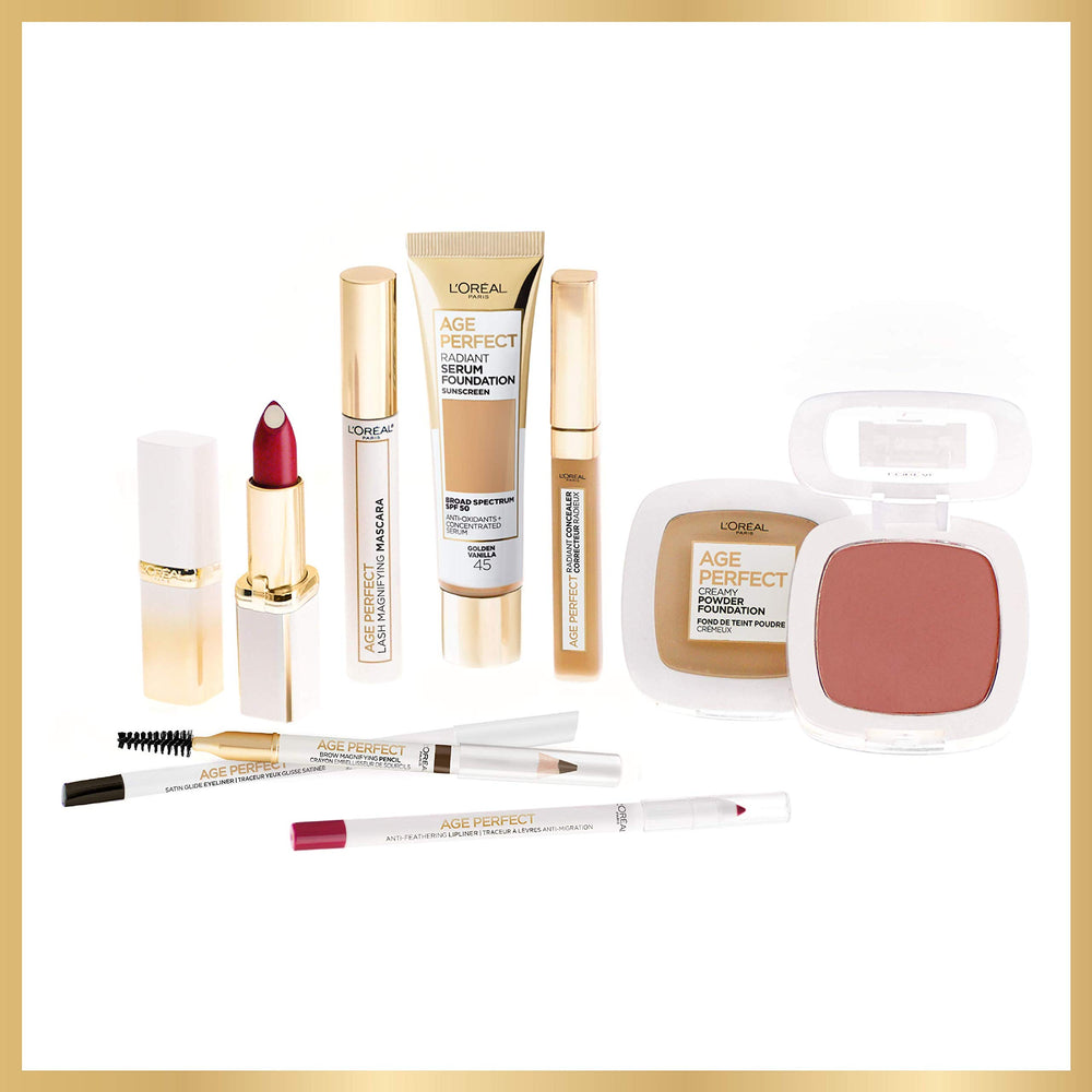 L'Oreal Paris Age Perfect pencil design for portable, everyday touch-ups and precise shaping.
