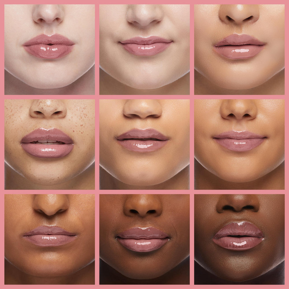 L’Oréal Paris Brilliant Signature lip stain in berry shade for rich, long-lasting color.