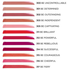 L’Oréal Paris Brilliant Signature lip stain in nude shade for versatile everyday wear.