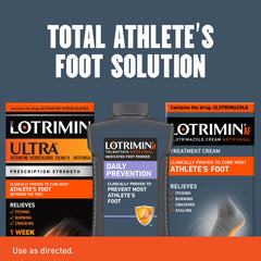 Lotrimin AF cream smooths onto affected skin for external use.