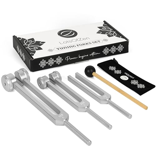LOTS OF ZEN tuning fork 128hz ready for precise sound healing and meditation sessions.