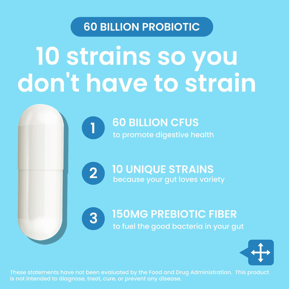 Probiotic bundle promoting digestive comfort and less bloating