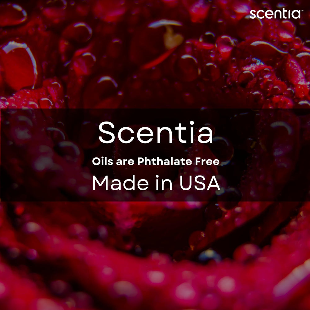 USA-made, phthalate-free fragrance oil label on bottle