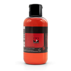 Close-up of strawberry-flavored kissable oil texture