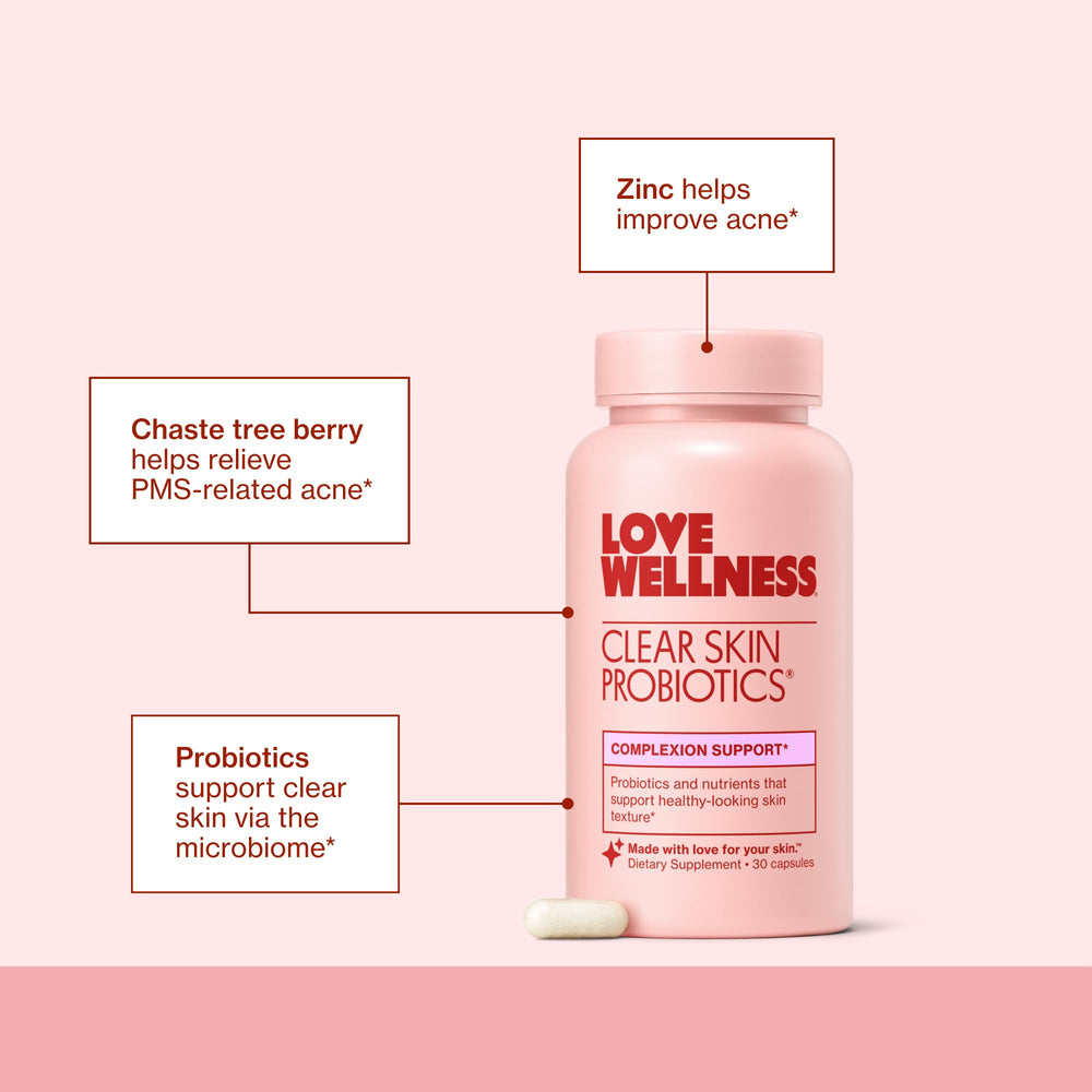 Infographic illustrating skin health and gut-skin connection