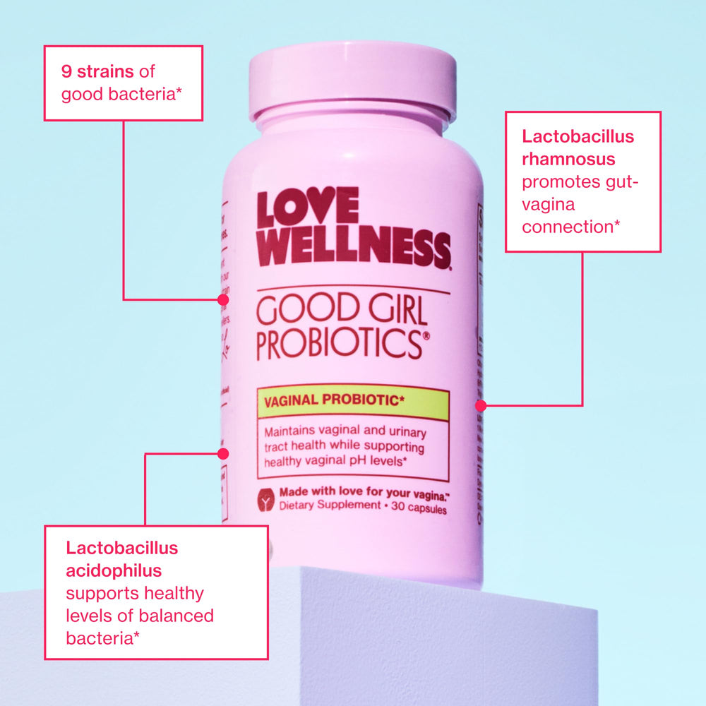 Capsule representing vaginal health and pH balance