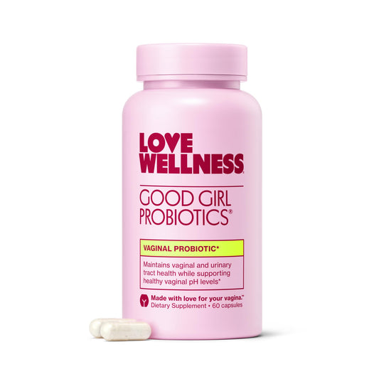 Love Wellness Good Girl Probiotics bottle front view
