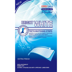 Lovely Smile Teeth Whitening Strips packaging with mint flavor