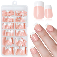 LoveOurHome 240pc square press-on nails for quick at-home manicure.