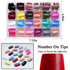 LoveOurHome glue tabs enable easy at‑home nail application with secure hold