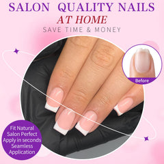 LoveOurHome jelly adhesive tabs included for flexible fit.