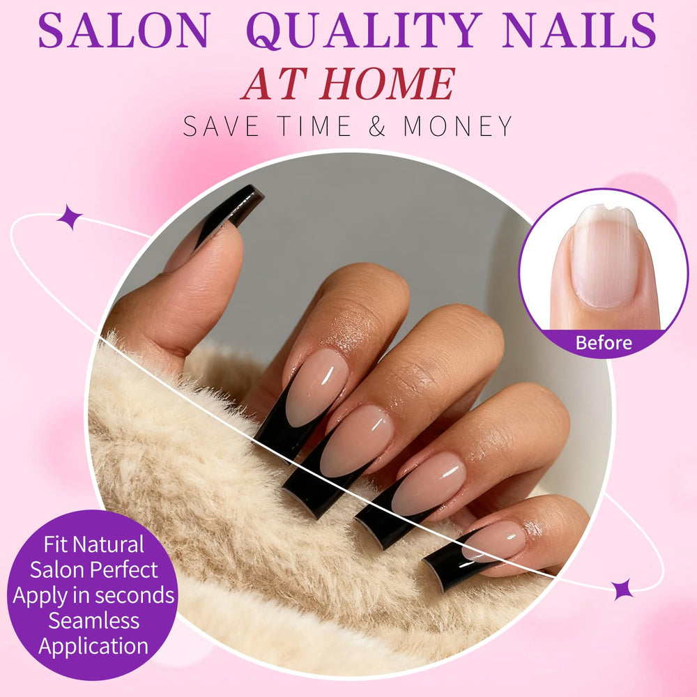 LoveOurHome comfortable, lightweight nails for extended wear.