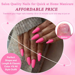 LoveOurHome glue tabs and nail glue kit for easy, glue‑on application.