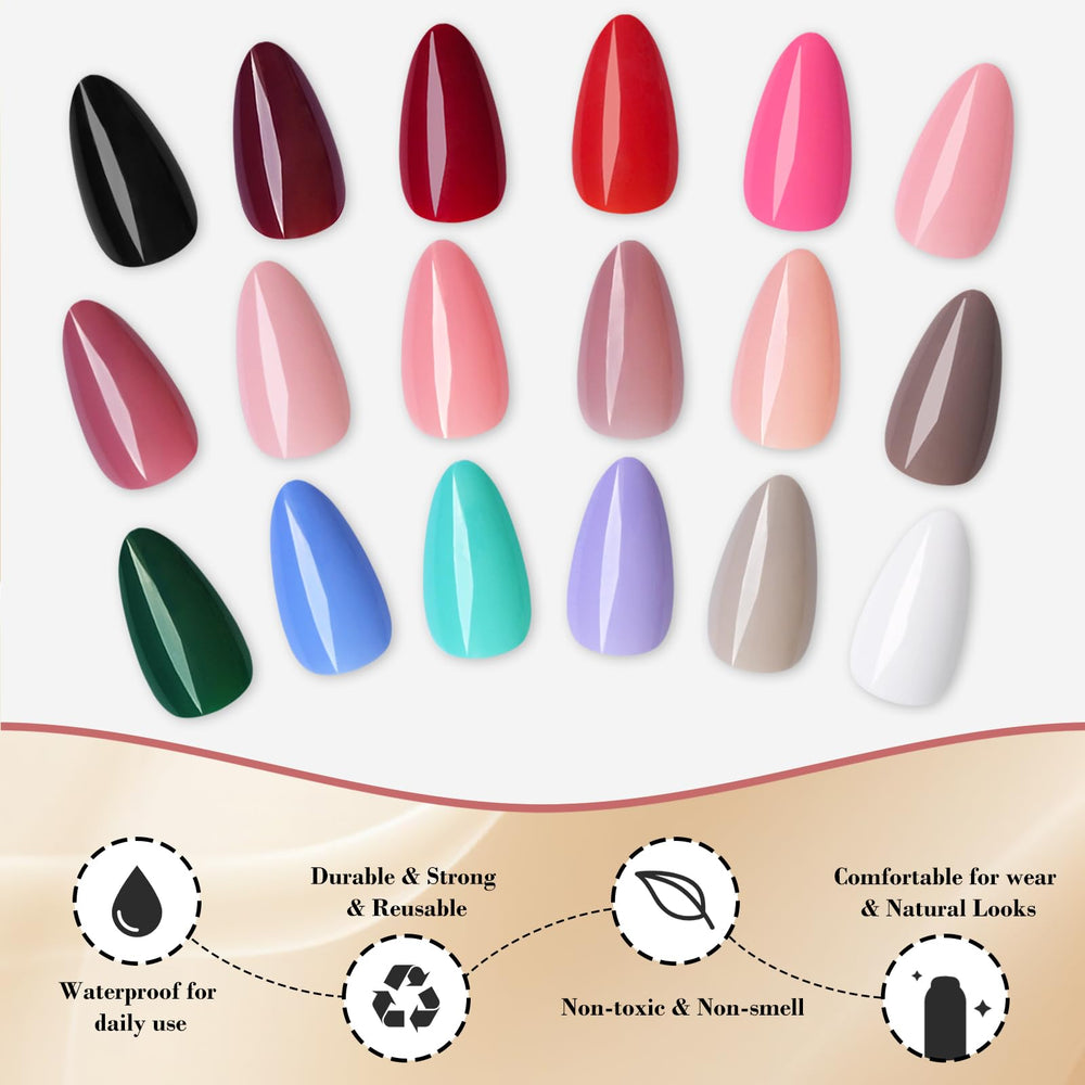LoveOurHome Halloween almond nails for festive looks.