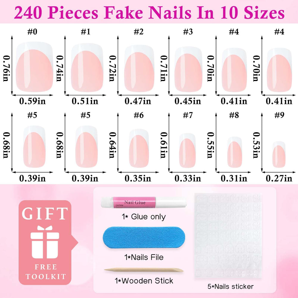 LoveOurHome nude-base squoval nails in short length for a modern, clean look.