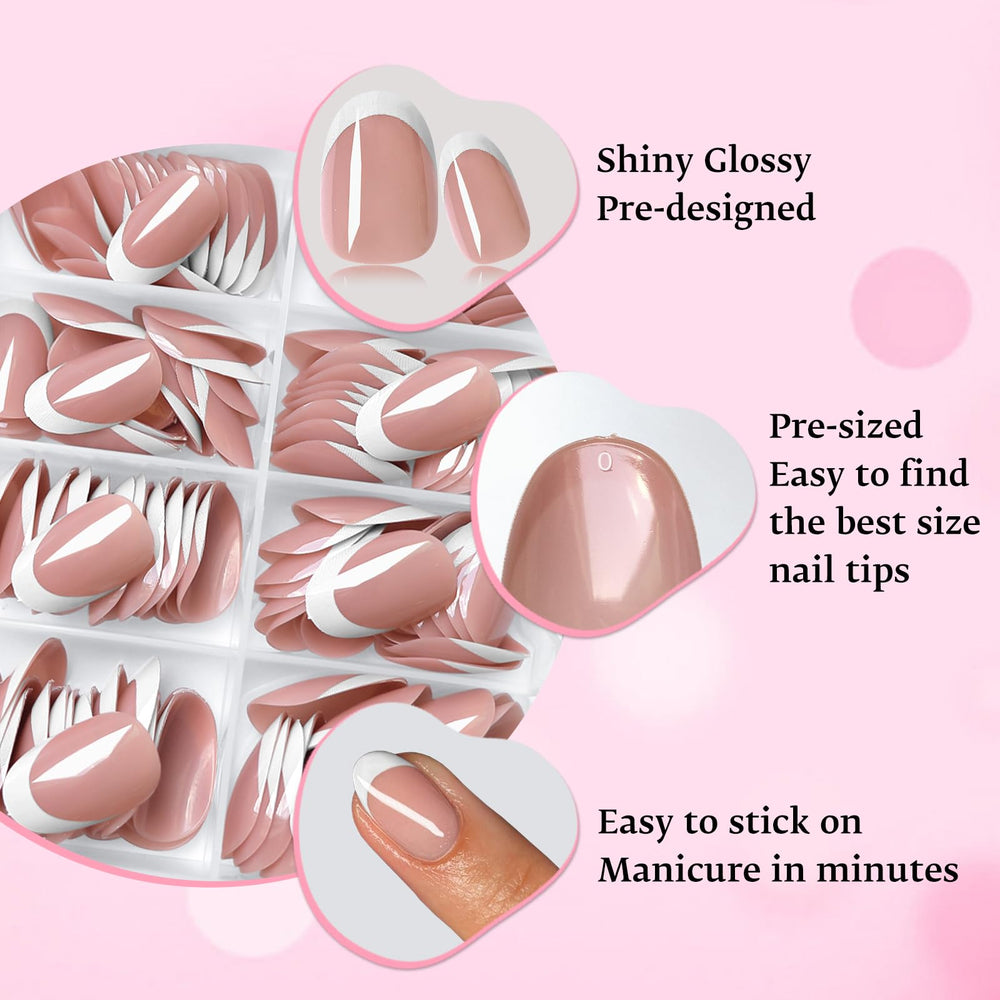 LoveOurHome sturdy press-on nails resist chipping for lasting style throughout the week.