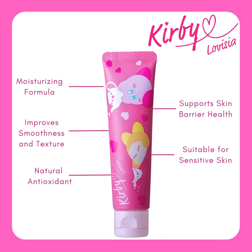 Applying Lovisia Kirby hand cream on the hand