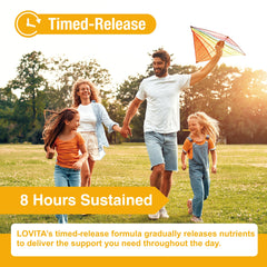 Bottle of Lovita Vitamin B2 100mg with 130 vegan tablets