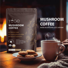 Low-caffeine mushroom coffee for balanced energy and mental clarity.