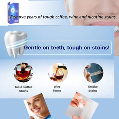 Gentle low-sensitivity whitening formula protecting gums and enamel
