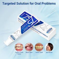 Low-foam toothpaste texture for gentle brushing