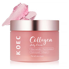 LOYOTICE Collagen Jelly Cream tube front showing hydration and clean packaging.