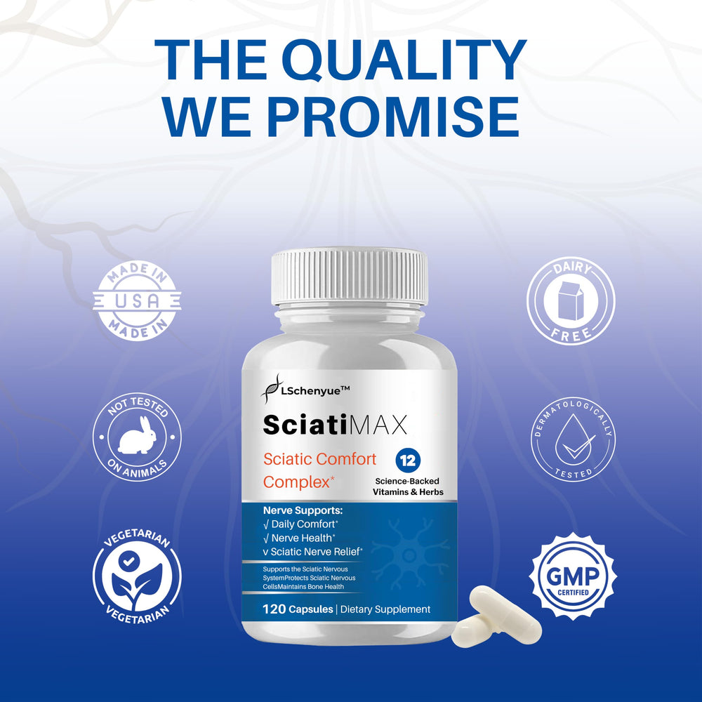 120-capule bottle of LSchenyue Sciatica Nerve Pain Relief