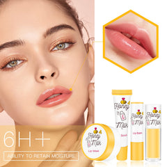 LSxia lip scrub exfoliates gently to refine lip texture before gloss