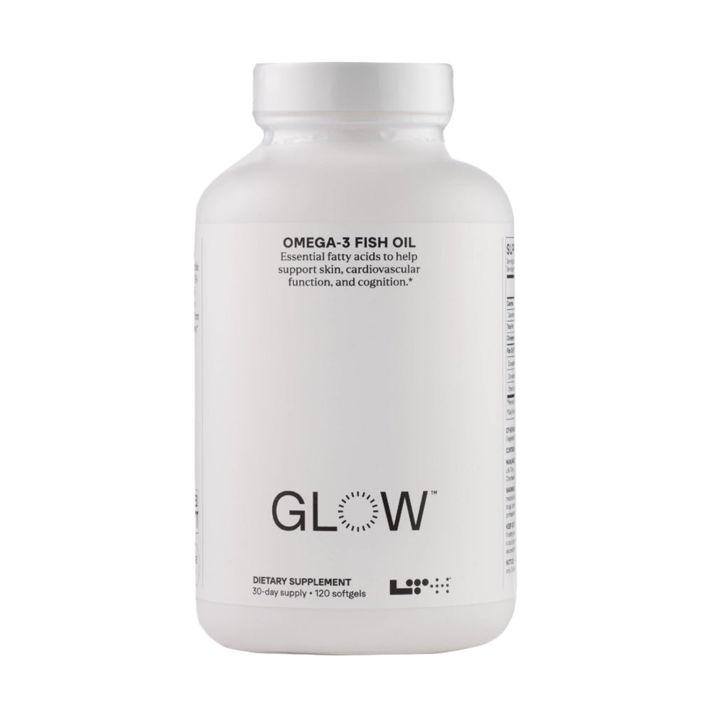 LTH Glow Omega-3 Fish Oil bottle product shot