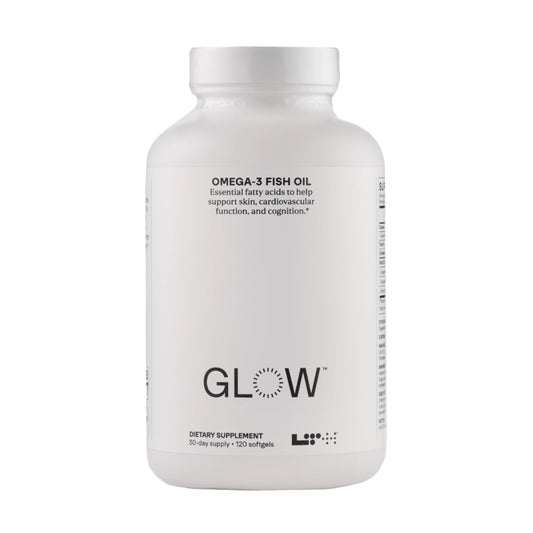 LTH Glow Omega-3 Fish Oil bottle product shot