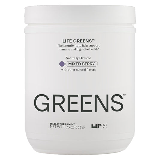 LTH Life Greens Mixed Berry powder container front