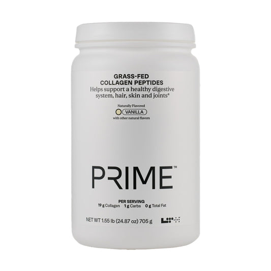 Product image: LTH Prime Collagen Peptides bottle with vanilla flavor