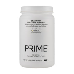 Product image: LTH Prime Collagen Peptides bottle with vanilla flavor