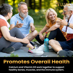 Bottle label highlighting ingredients and Vitamin D3
