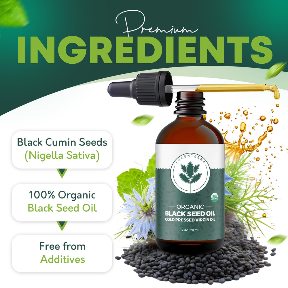 Nigella sativa seeds used to make Lucenterra oil