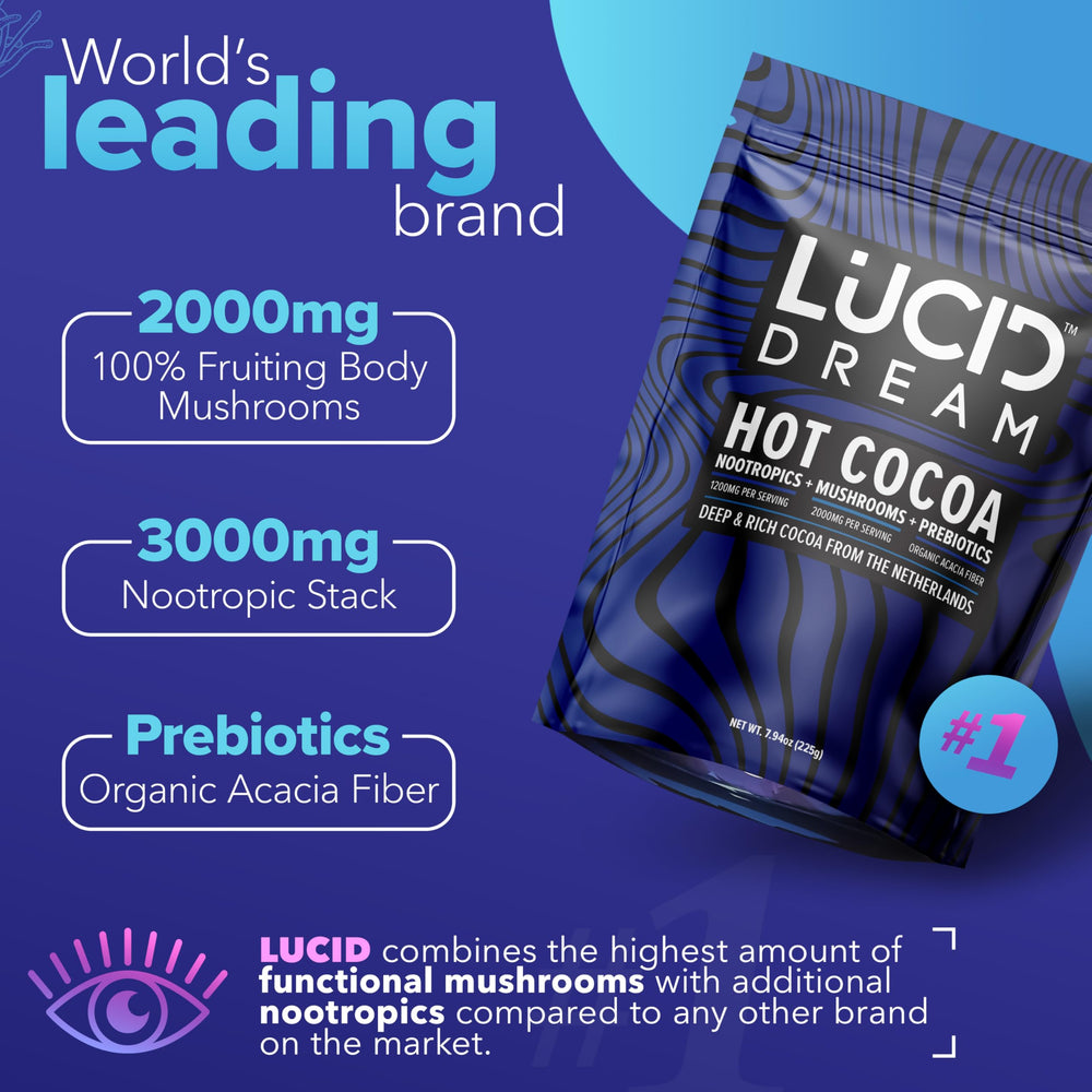 Prepared Lucid Dream mug emphasizes a wind-down nighttime routine.